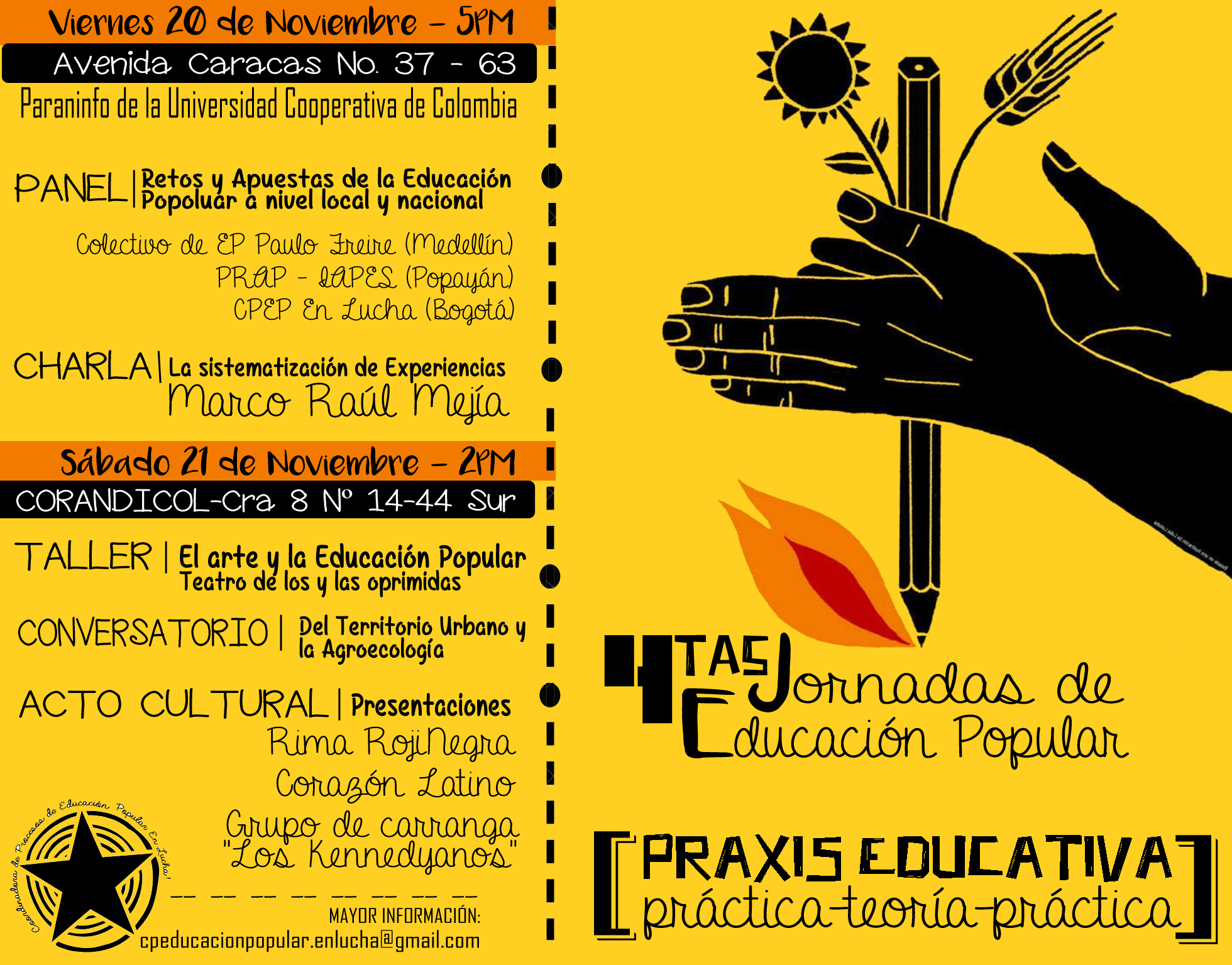 4TAS JORNADAS DE EDUCACIÓN POPULAR