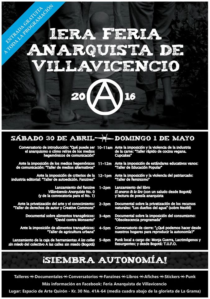 feria anarquista Villavicencio