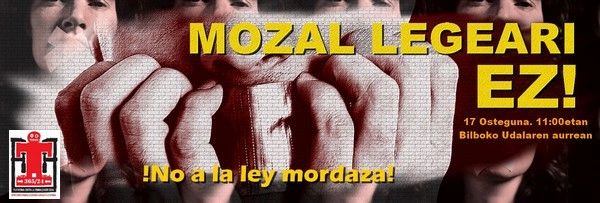 Cartel contra la Ley Mordaza-1