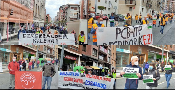 Momento de la manifestación