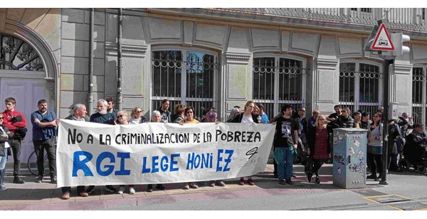 Movilización contra la nueva ley de la RGI