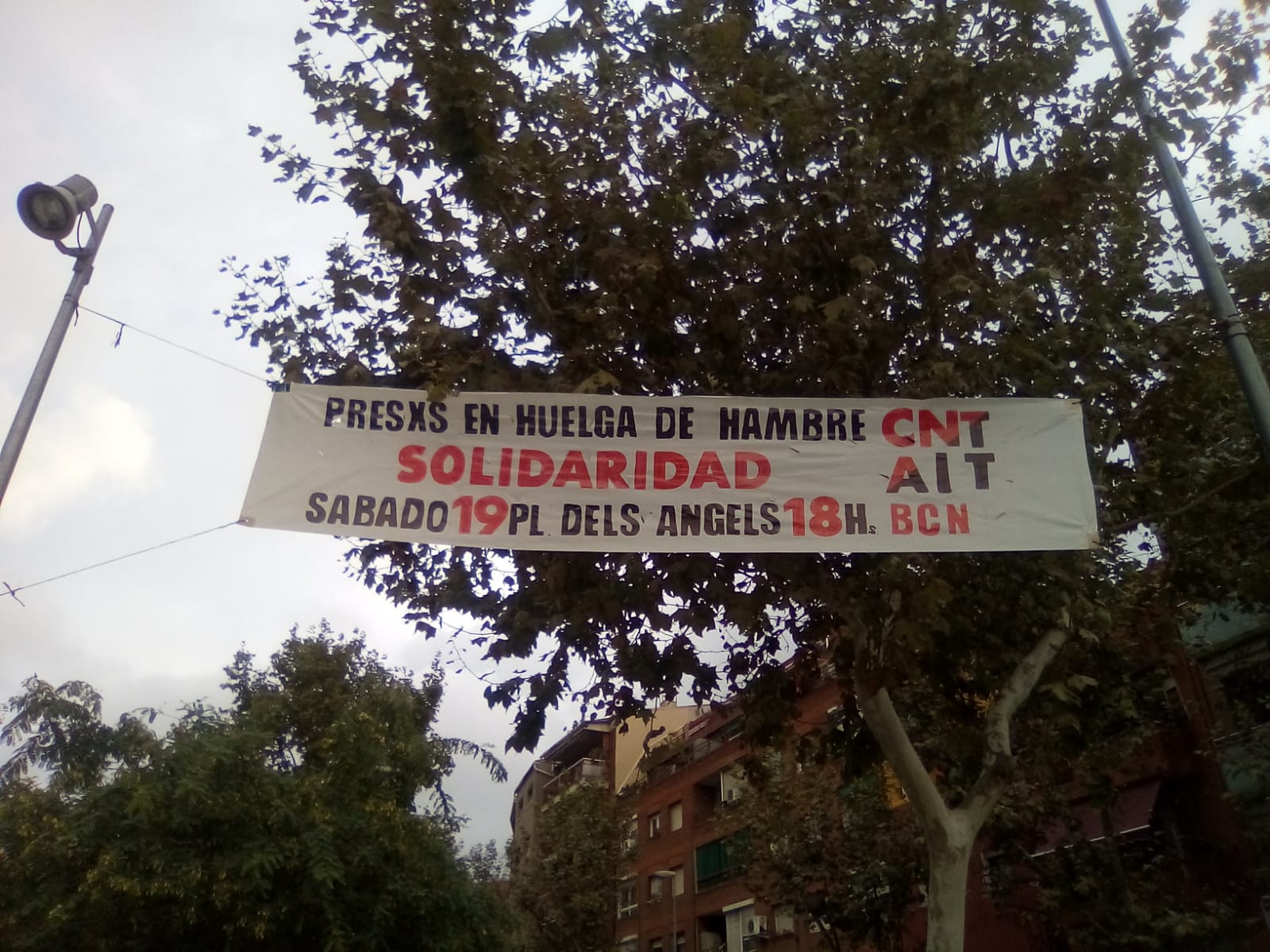 pancarta solidaridad