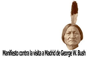 Manifiesto contra la visita de Bush a Madrid