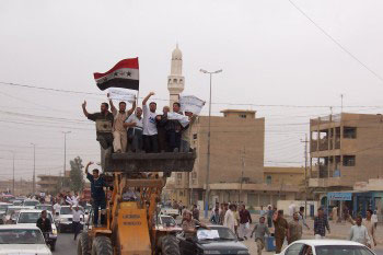 Manifestación en Iraq