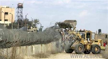 El muro de Gaza