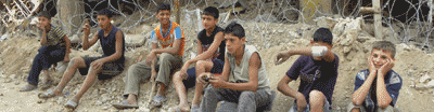 Niños palestinos