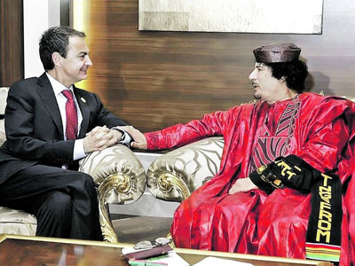 ZP y Gaddafi