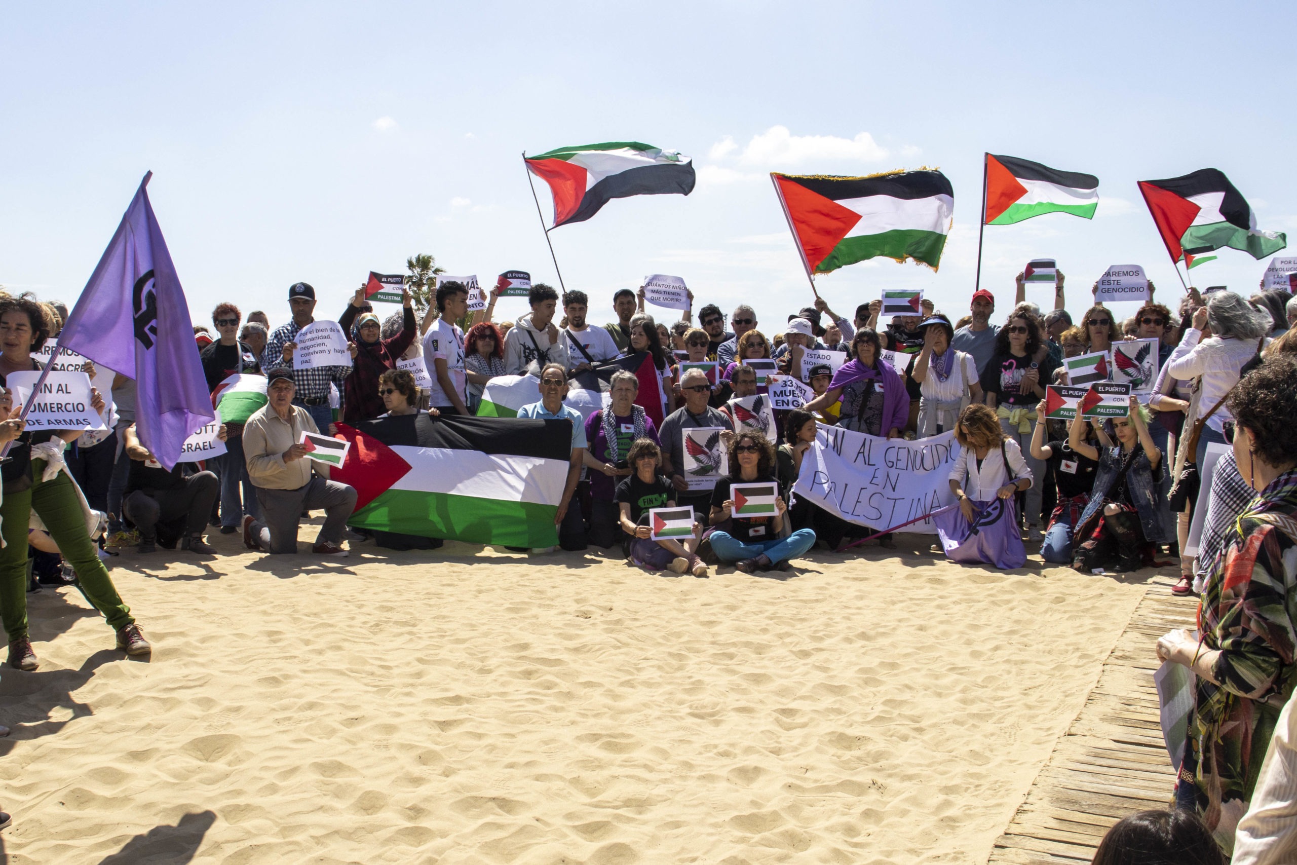 “El Puerto con Palestina” se une a la convocatoria estatal en apoyo al pueblo palestino