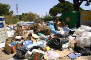 el desastre de la recogida de residuos en el puerto