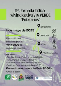 cartel 11 jornada vía verde 04 05 25