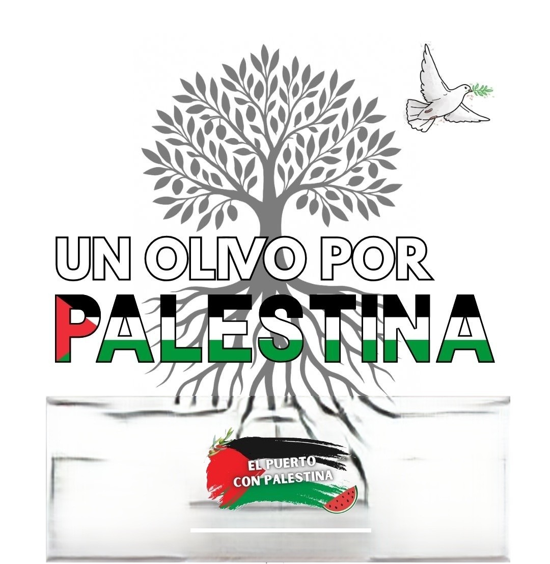 La plataforma “El Puerto con Palestina” propone plantar un olivo en nuestra ciudad, símbolo de solidaridad con el pueblo palestino