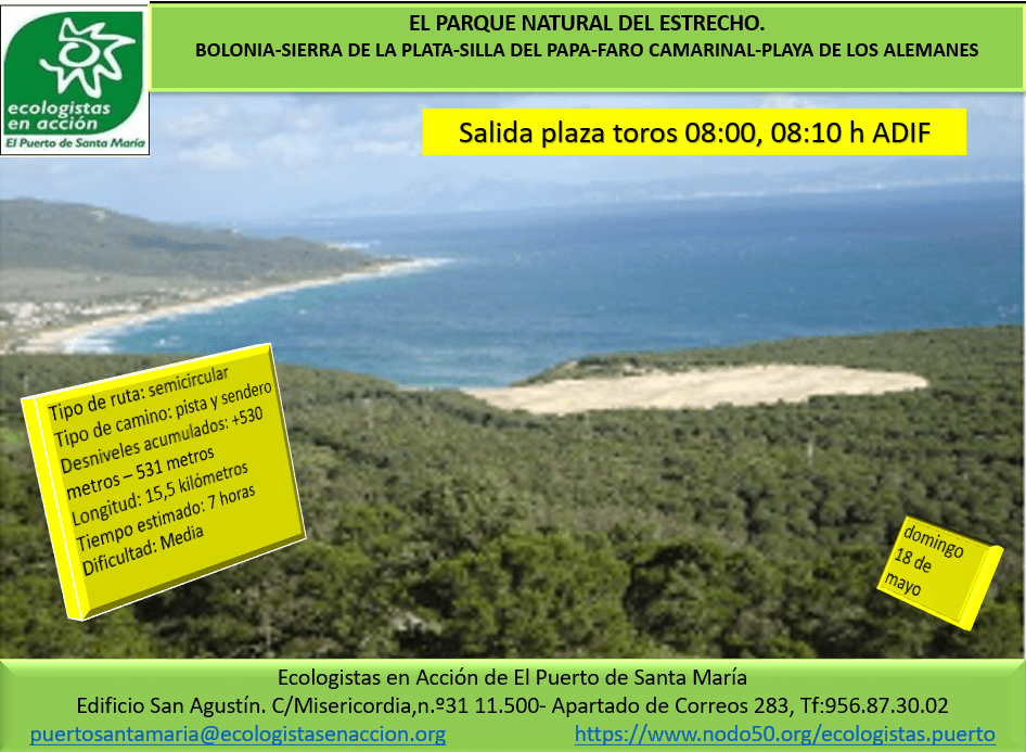 cartel ruta 18 mayo estrecho