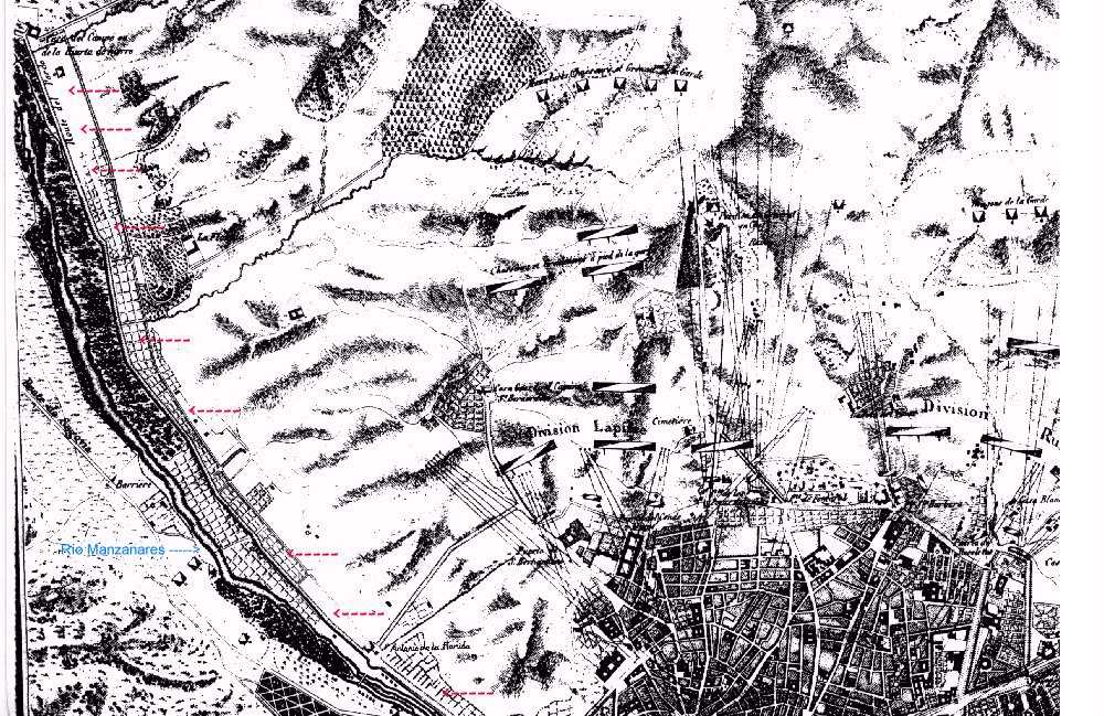 Mapa de Madrid de 1808