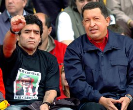 Maradona y Chvez