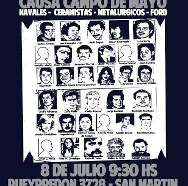 Juicios / El martes 8 de julio comienza el juicio oral , parte de la mega causa Campo de Mayo.