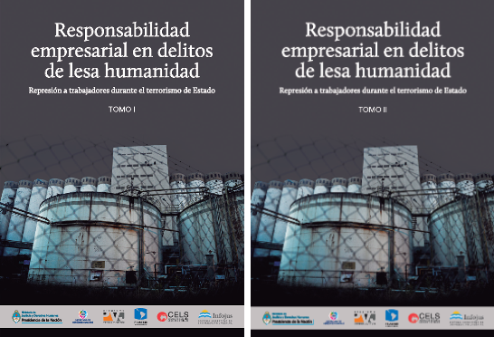 ¡¡Novedad!! «Responsabilidad empresarial argentina en delitos de lesa humanidad. Tomo I y II. PDF.