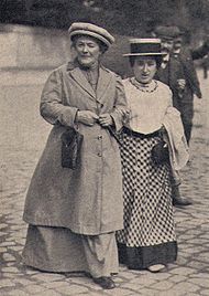 Clara Zetki y Rosa Luxemburgo en 1910