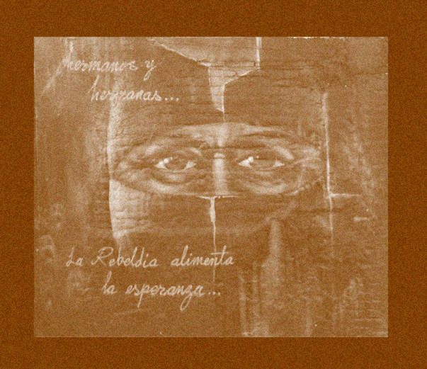 Graffitti, celebrando el nacimiento del EZLN, en su 20 aniverzario.