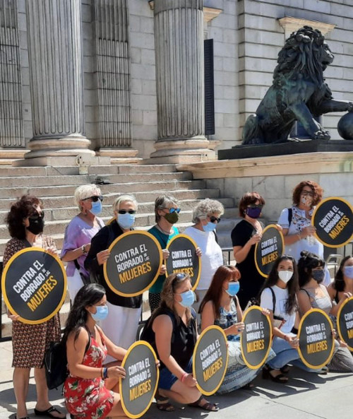 Contra el borrado de las mujeres en el Congreso de Diputados