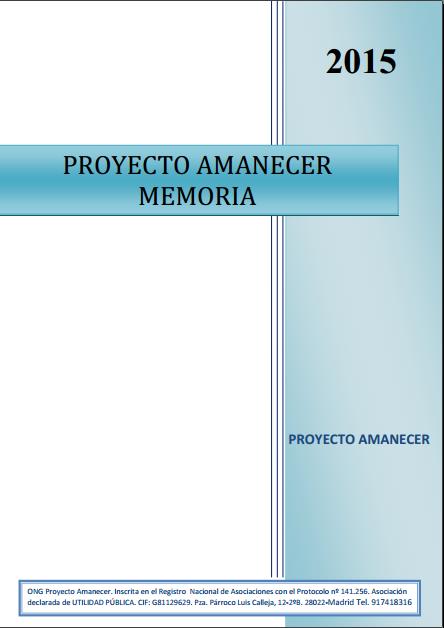 Documento Memoria 2015