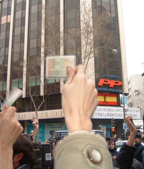 13m: rebelin ciudadana contra la guerra y el golpe de estado meditico del PP